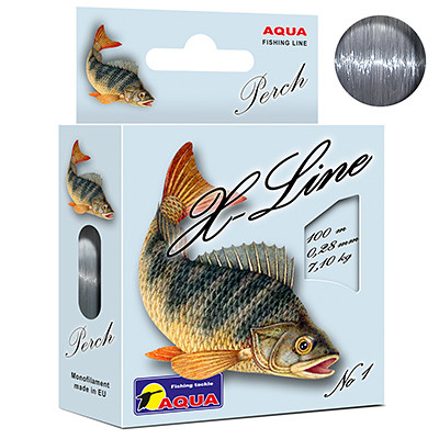 Леска AQUA X-Line Perch 0.25мм 100м