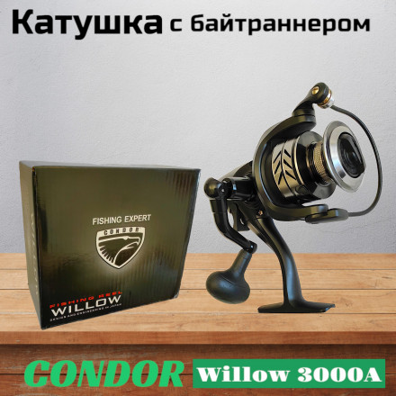 Катушка Condor Willow 3000A, 4 подшипн., байтранер запасная шпуля