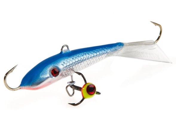 Балансир рыболовный для зимней рыбалки Lucky John Fin 70мм+тройник 71513-15H