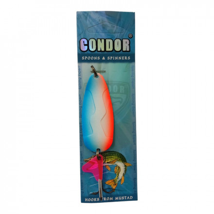 Колеблющаяся блесна Condor Amulet 1 размер 68 мм, вес 25 гр, цвет #12 5 шт