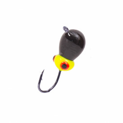 Мормышка вольфрамовая Lumicom Капля с ушком Ф3.2 обмазка жучок BL, цена за 1 шт.