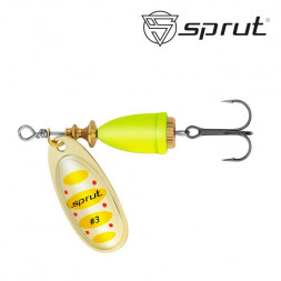 Блесна Sprut Livia Spinner №3 10г/G1