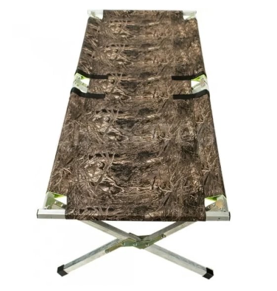 Раскладушка Медведь 180 алюминиевая утепленная