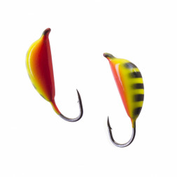 Мормышка вольфрамовая Lumicom Банан с ушком Ф5 покраска 313, цена за 1 шт.